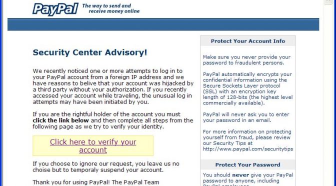 *PayPal – Urgent account verification!