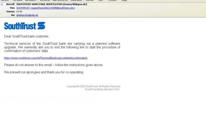 *SOUTHTRUST BANK EMAIL VERIFICATION