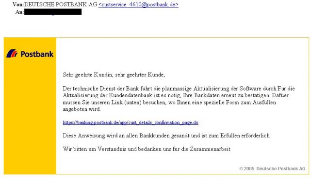 *Postbank Internet-Banking