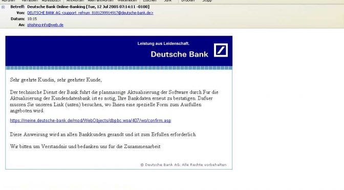 Deutsche Bank Online-Banking