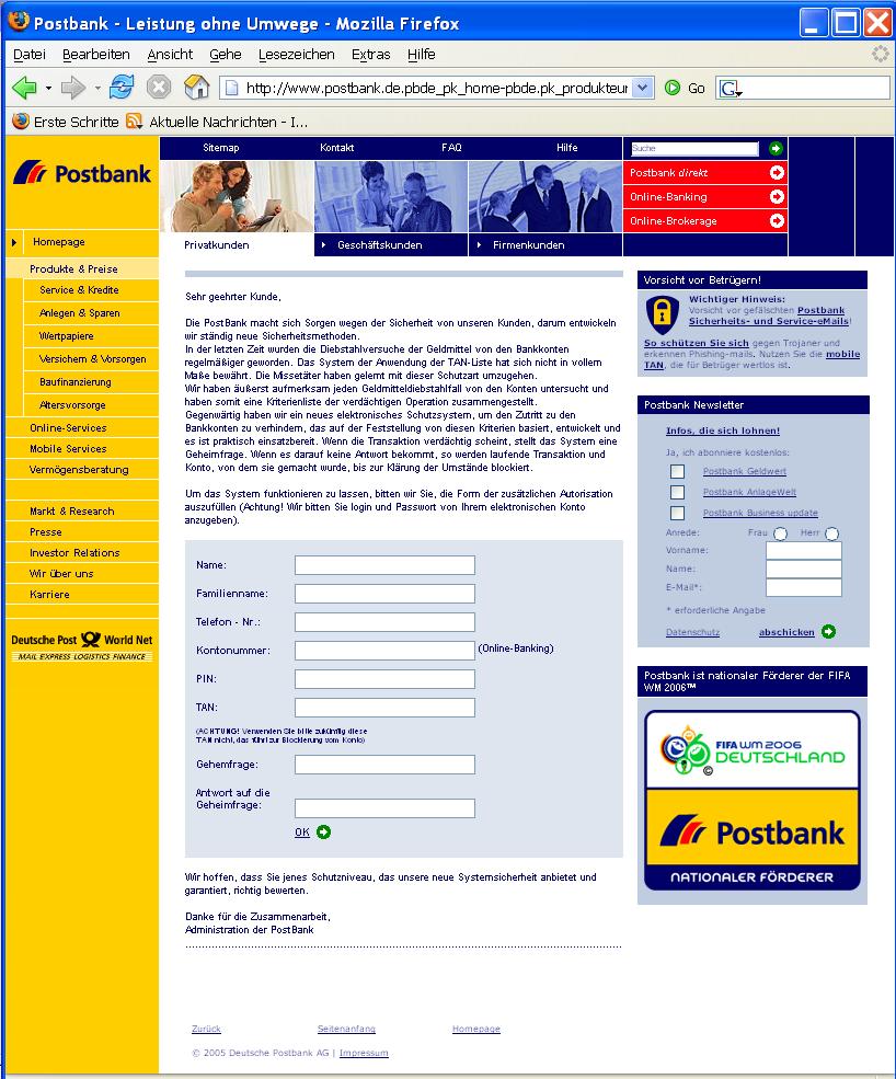 Postbank Aktivieren