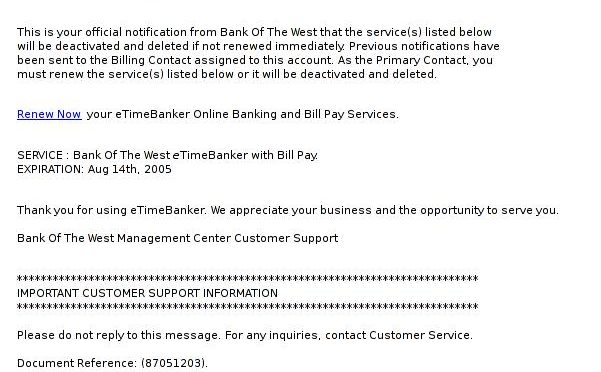 *eTimeBanker Bill Pay Service