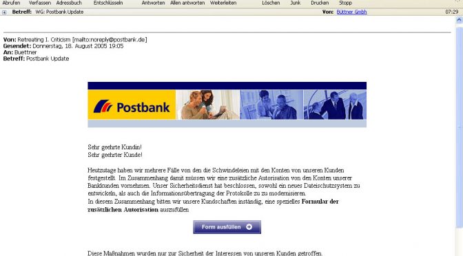 Postbank Update