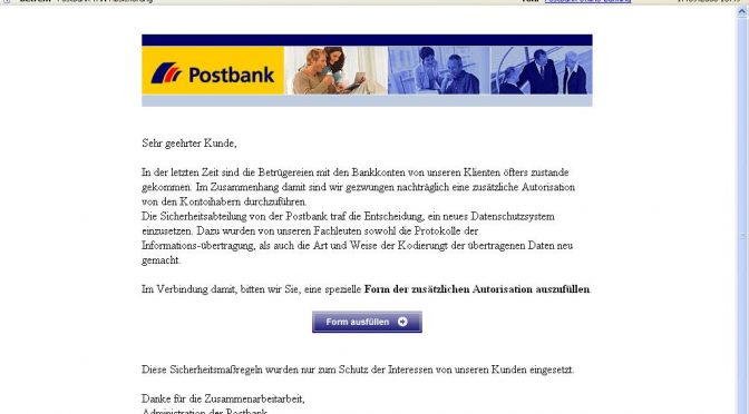 PostBank TAN-Absicherung