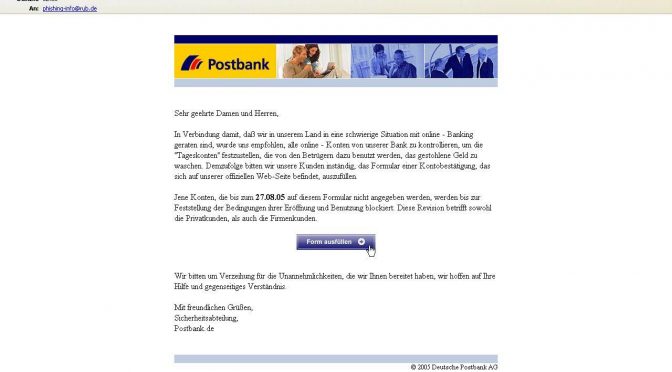 Postbank online banking