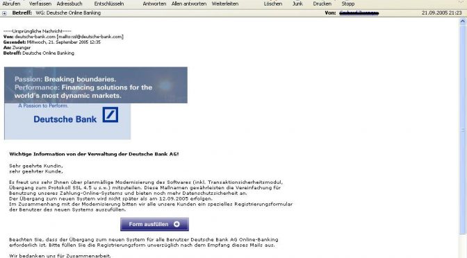 *Deutsche Online Banking