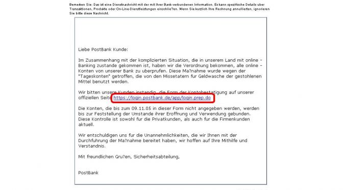 Postbank Online Banking A I3 Org