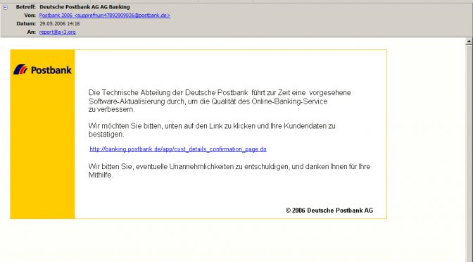 *Deutsche Postbank AG AG Internet Banking