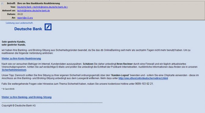 Ihre on-line Bankkonto Reaktivierung