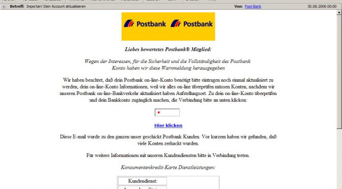 Importan! Dein Account aktualisieren